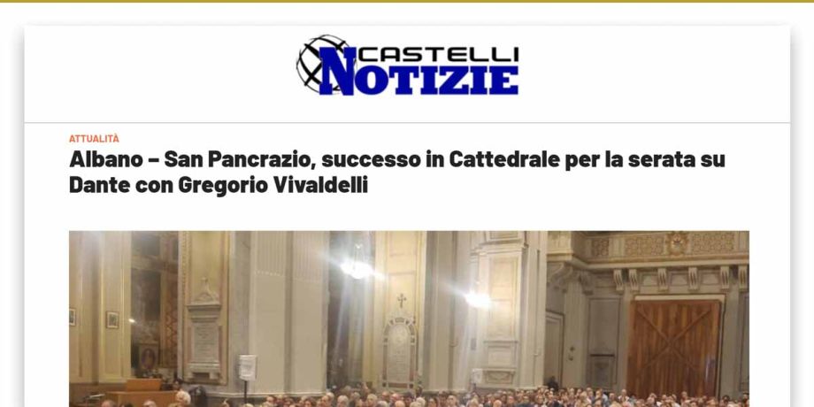 Articolo Castelli Notizie